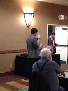 Mayor Little & Adam K at Manufacturers Reception 2013 - photo by APPRO Development