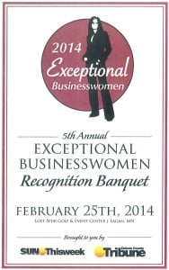 Exceptional Business Woman Dakota County 2014